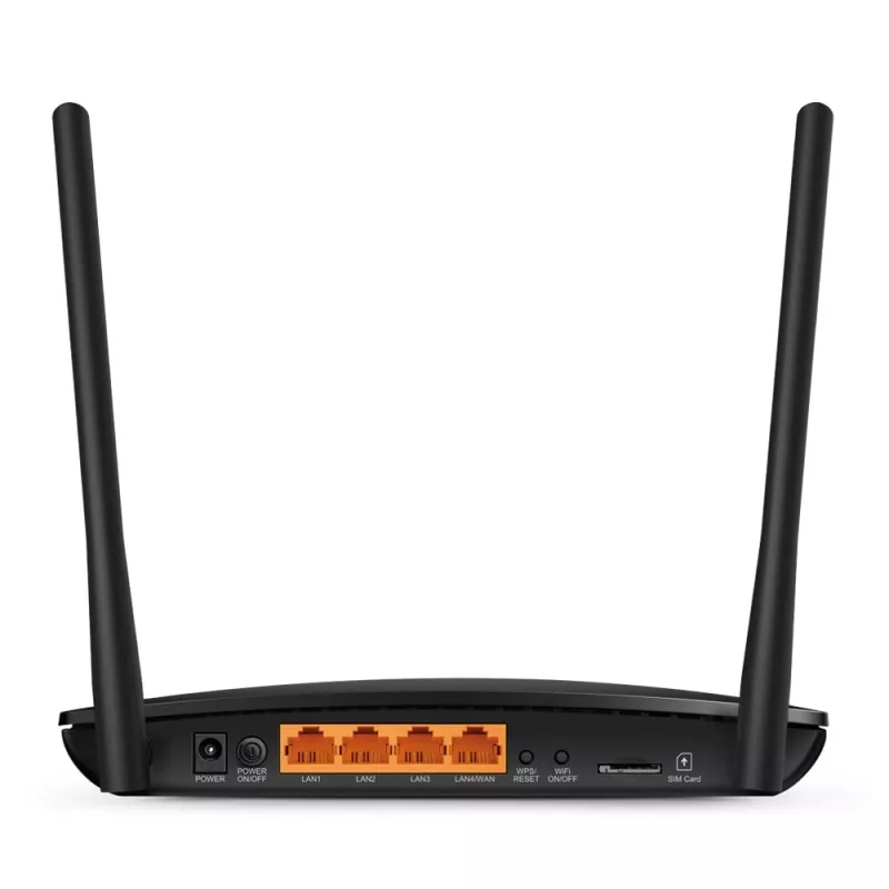 Router sem fios TP-Link Archer MR200 Fast Ethernet dual-band (2,4 GHz / 5 GHz) 4G preto