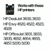 HP 302XL cartucho de tinta original preto de alta capacidade, preto, 1 unid., 430 páginas