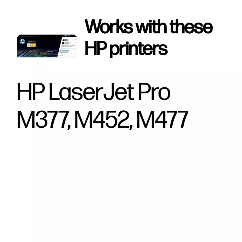 HP 410X cartucho de toner LaserJet original preto de alta capacidade
