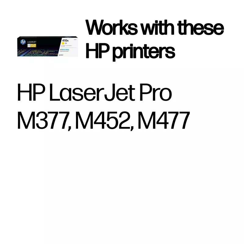 Cartucho de toner HP CF412A M452DN 2300 páginas amarelo