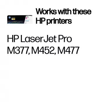 Cartucho de toner HP magenta 410A CF413A 2300 páginas