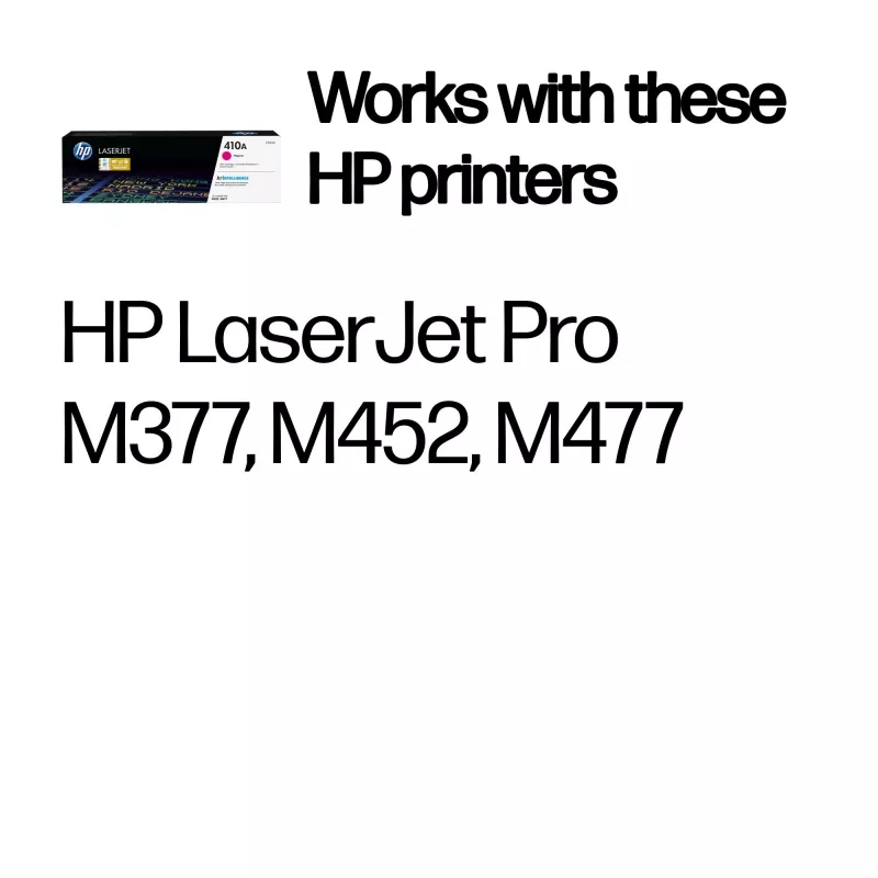 Cartucho de toner HP magenta 410A CF413A 2300 páginas
