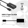 Adaptador ativo USB 3.1 Type-C para VGA CLUB3D CAC-1502