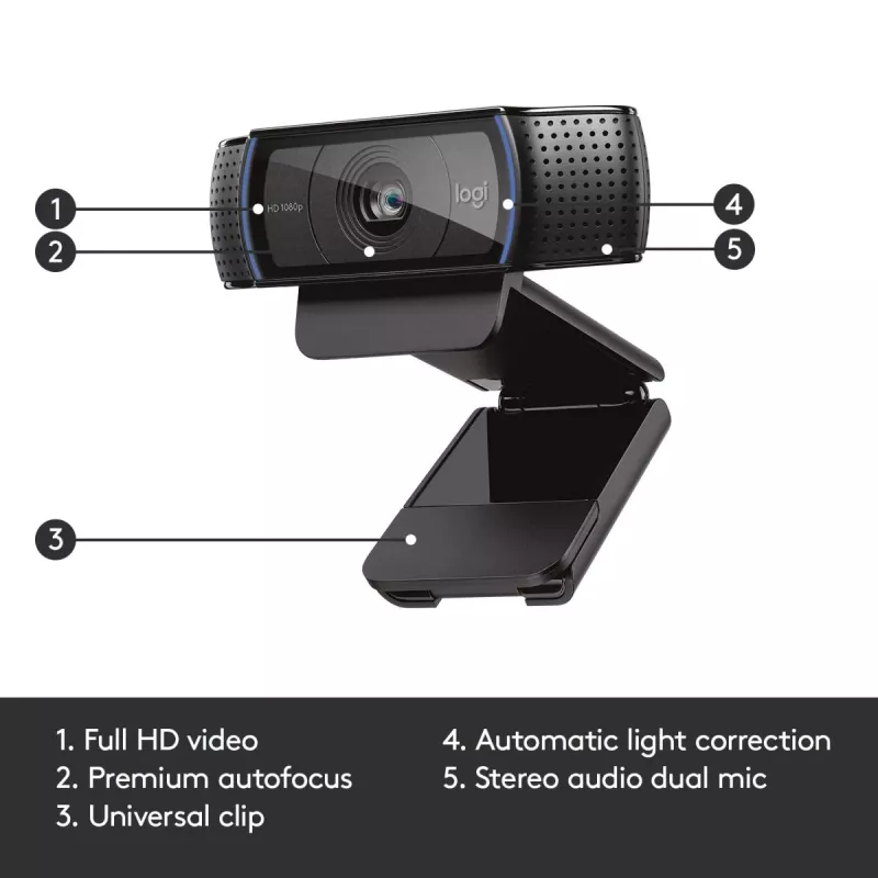Webcam LOGITECH C920 HD Pro - USB