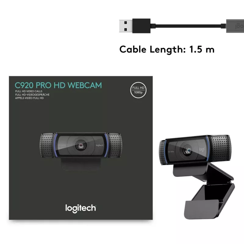 Webcam LOGITECH C920 HD Pro - USB