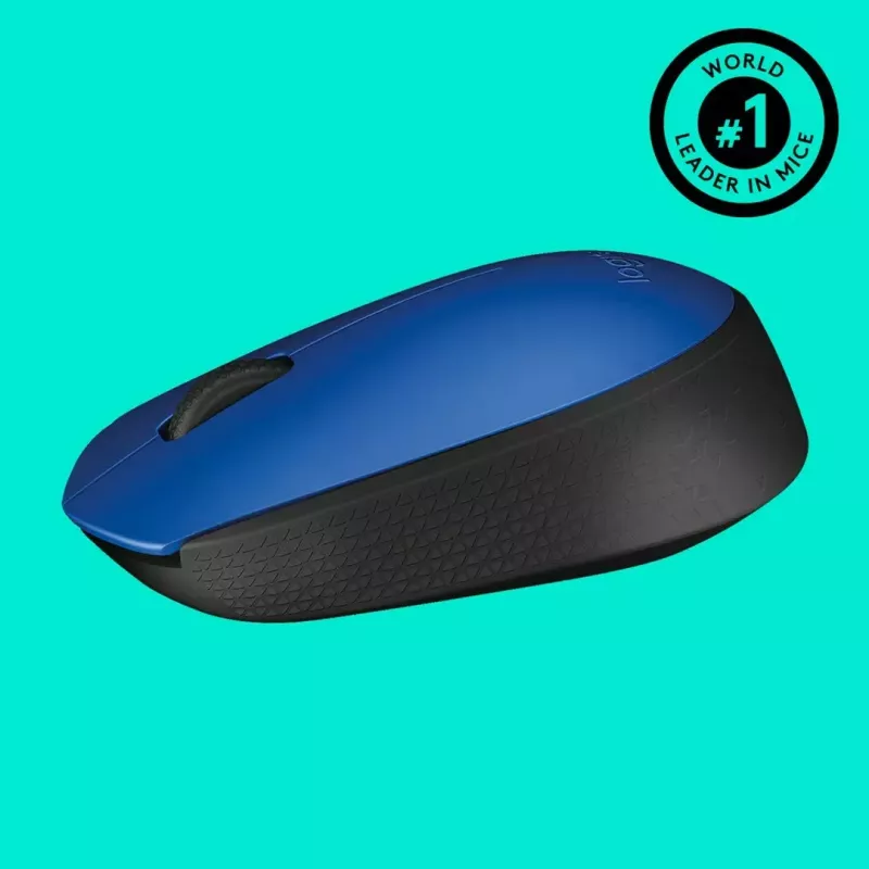 Logitech M171 rato RF sem fios ótico 1000 DPI, azul
