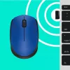 Logitech M171 rato RF sem fios ótico 1000 DPI, azul