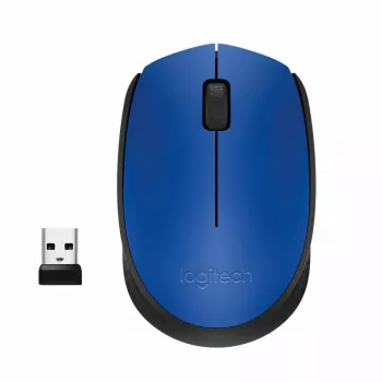 Logitech M171 rato RF sem fios ótico 1000 DPI, azul