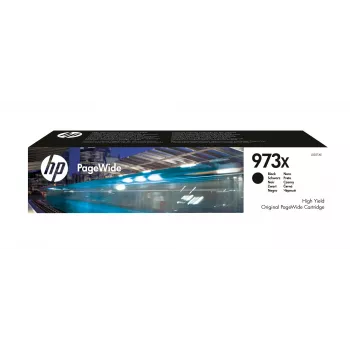 HP 973X Cartucho original PageWide de alta capacidade, preto, 1 unid., 10000 páginas