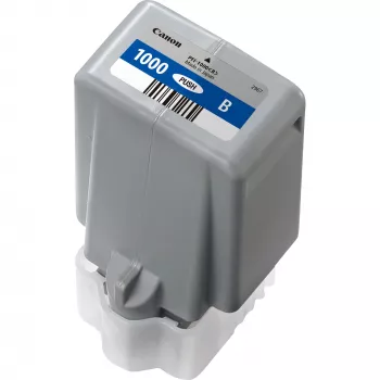 Canon PFI-1000B Tinteiro azul, azul, tinta pigmentada, 80 ml, 4875 páginas