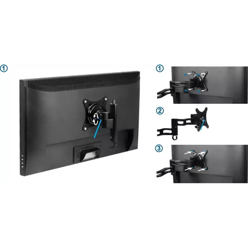 ARCTIC W1A - Suporte de parede para monitor