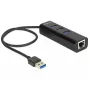 Docking station DeLOCK 62653 preto