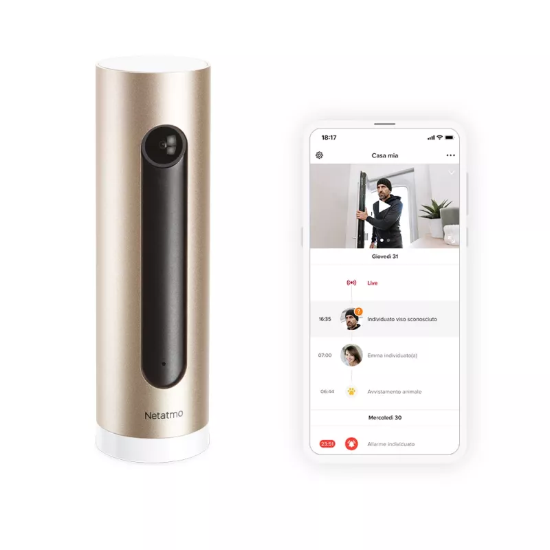 Netatmo Welcome Câmara de segurança IP interior 1920 x 1080 Pixel de mesa
