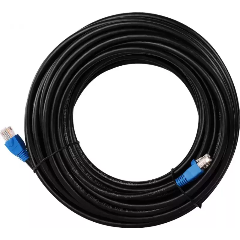 Cabo de rede Goobay 94397 RJ-45 Cat6 75 m preto