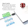 CLUB3D USB Gen2 tipo C Vídeo 4K60Hz, dados 10Gbit/s e carregamento 100W 1 metro M/F