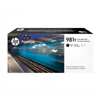 HP 981Y Cartucho original PageWide extra alta capacidade preto, preto, 1 unid., 20000 páginas