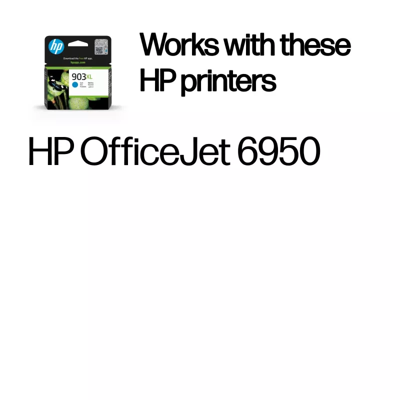 HP 903XL Tinteiro original, ciano, alta capacidade, 1 unid., 750 páginas