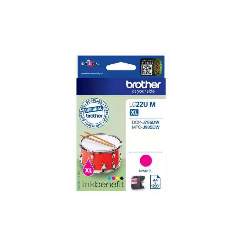 Brother LC22UM Tinteiro 1 unid. original alta capacidade (XL) magenta