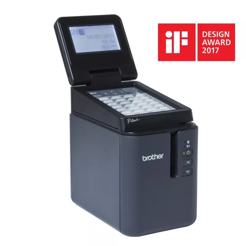 Brother PT-P950NW Impressora de etiquetas transferência térmica 360 x 360 DPI 60 mm/seg com fio e sem fio Ethernet LAN TZe Wi-Fi
