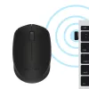 Rato ótico sem fio Logitech B170 RF, ambidestro, 3 botões, preto, alcance de 10 m, até 12 meses de autonomia da bateria