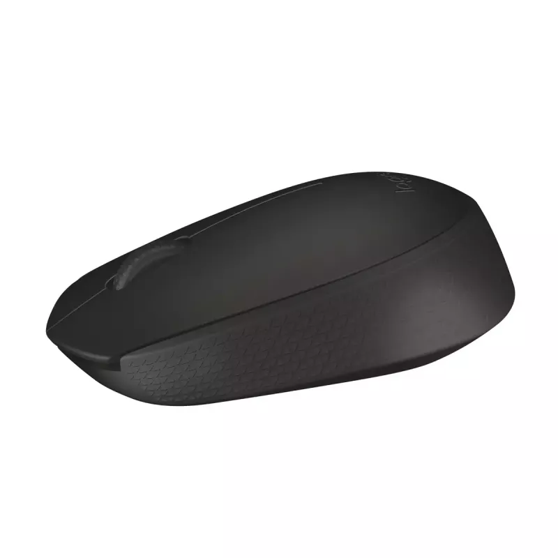 Rato ótico sem fio Logitech B170 RF, ambidestro, 3 botões, preto, alcance de 10 m, até 12 meses de autonomia da bateria