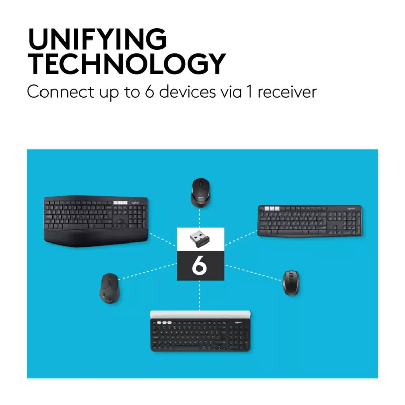 Rato sem fios LOGITECH M720 Triathlon Multi-Dispositivo - Preto