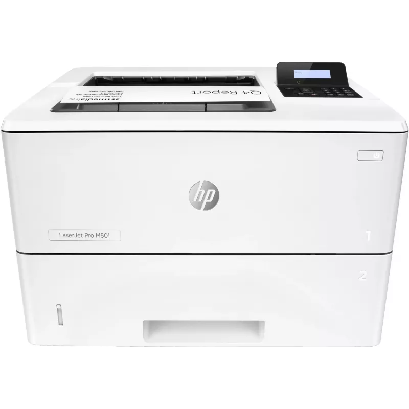 HP LaserJet Pro M501dn, Laser, 600 x 600 DPI, A4, 43 ppm, impressão frente e verso, preparada para rede