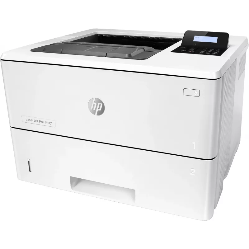 HP LaserJet Pro M501dn, Laser, 600 x 600 DPI, A4, 43 ppm, impressão frente e verso, preparada para rede