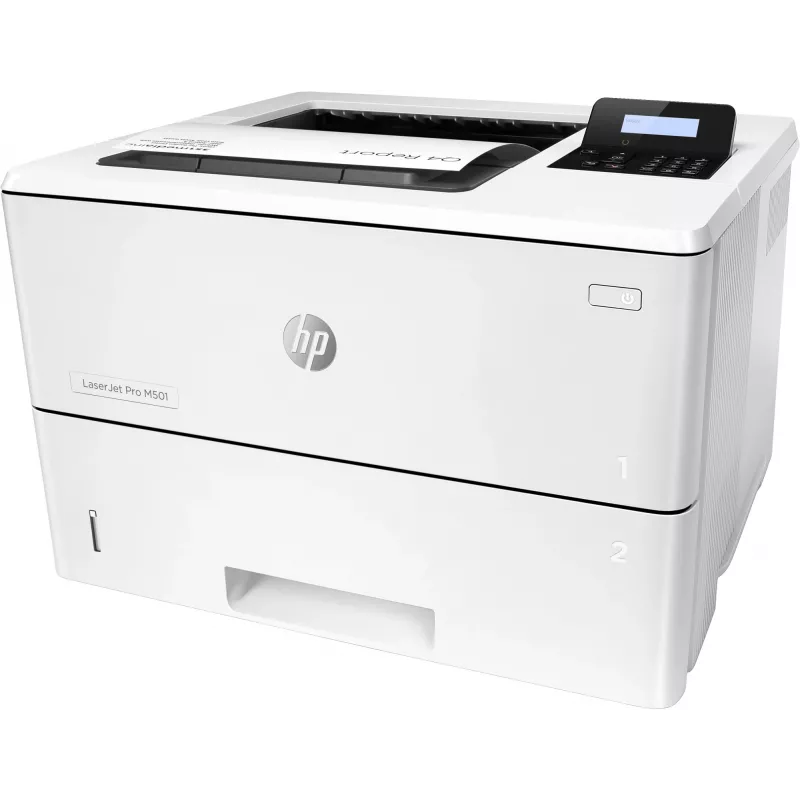 HP LaserJet Pro M501dn, Laser, 600 x 600 DPI, A4, 43 ppm, impressão frente e verso, preparada para rede