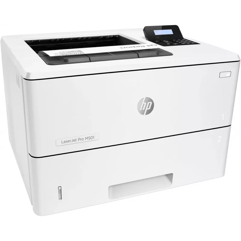 HP LaserJet Pro M501dn, Laser, 600 x 600 DPI, A4, 43 ppm, impressão frente e verso, preparada para rede