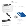 HP LaserJet Pro M501dn, Laser, 600 x 600 DPI, A4, 43 ppm, impressão frente e verso, preparada para rede