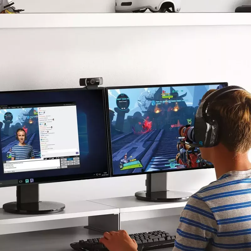 Webcam Logitech C922 1920 x 1080 pixels USB Preto