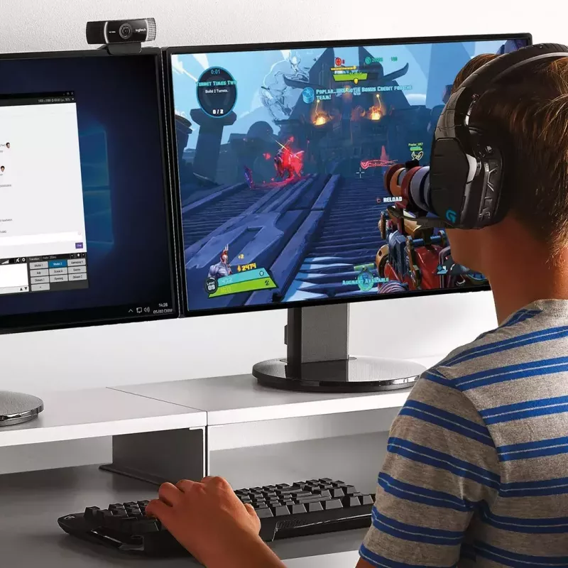 Webcam Logitech C922 1920 x 1080 pixels USB Preto