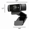 Webcam Logitech C922 1920 x 1080 pixels USB Preto