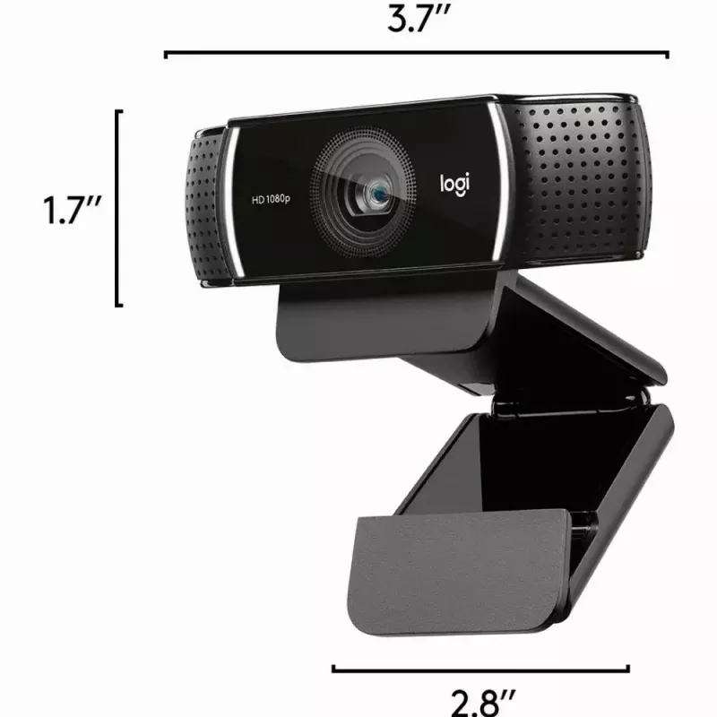 Webcam Logitech C922 1920 x 1080 pixels USB Preto