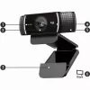 Webcam Logitech C922 1920 x 1080 pixels USB Preto
