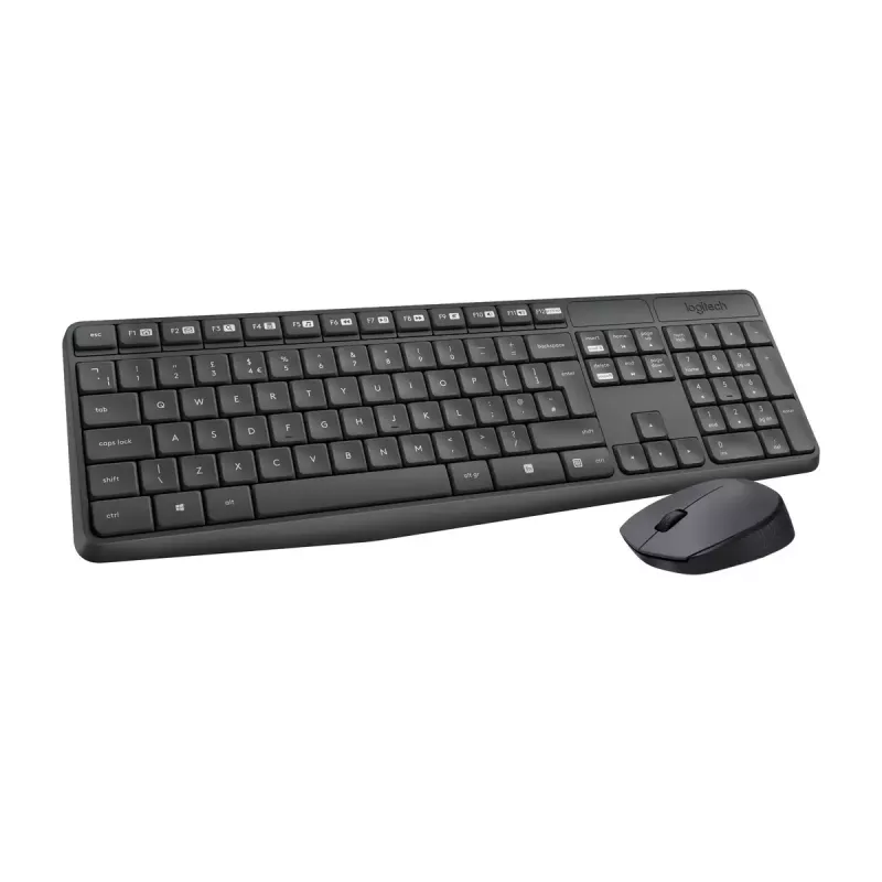 Conjunto de teclado e rato sem fios Logitech MK235