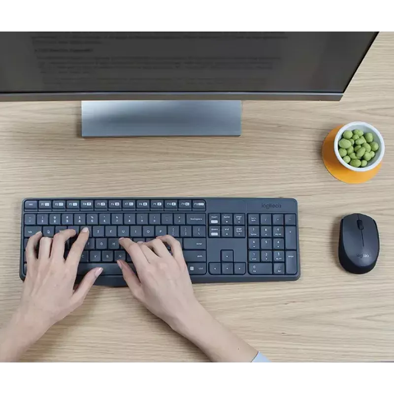 Conjunto de teclado e rato sem fios Logitech MK235