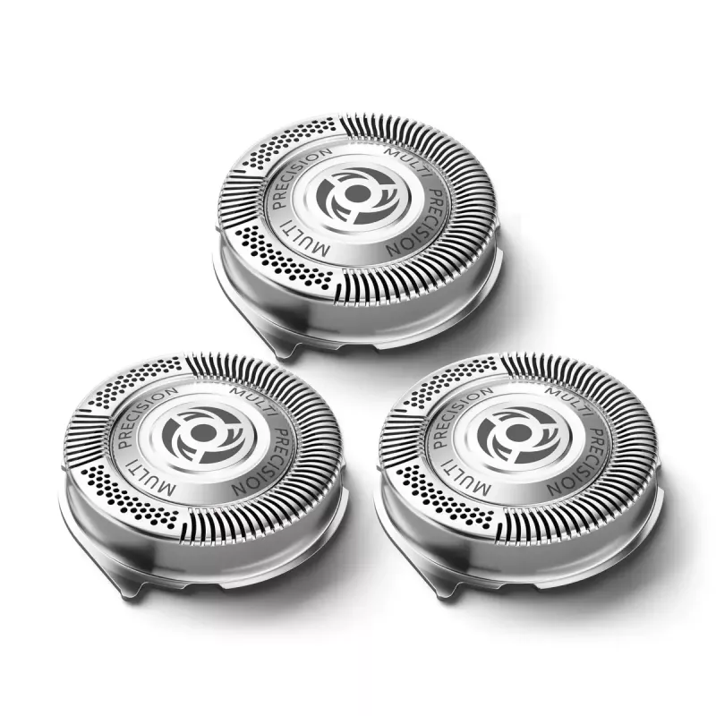 Cabeças de corte de substituição para máquina de barbear elétrica Philips SHAVER Series 5000 SH50/50, 3 cabeças, cromado