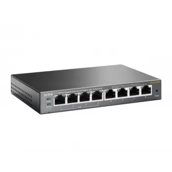 Switch gerido TP-Link TL-SG108PE 8 portas Gigabit com 4 portas PoE