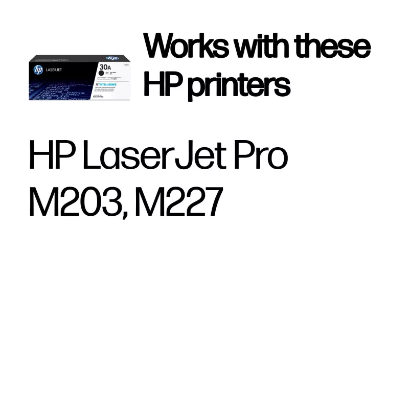 Cartucho de toner HP CF230A LJ M203 1600 páginas Preto