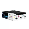 HP 201X pack de 3 Toners originais LaserJet de alta capacidade ciano/magenta/amarelo