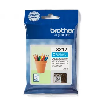 Brother LC3217C Cartucho de tinta 1 unid. original ciano