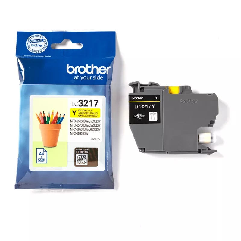 Brother LC3217Y Cartucho de tinta 1 unid. original amarelo