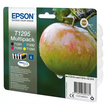 Cartucho de tinta Epson Multipack T1295 preto ciano magenta amarelo