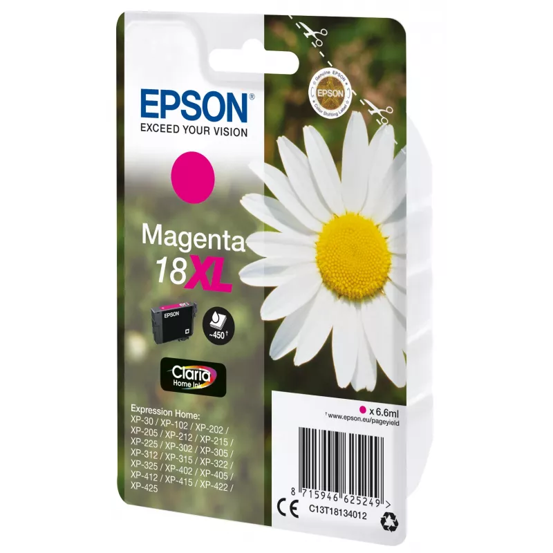 Epson Daisy pack individual magenta 18XL Claria Home tinta