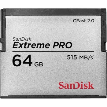 Cartão de memória SanDisk 64GB CFast 2.0 SDCFSP-064G-G46D