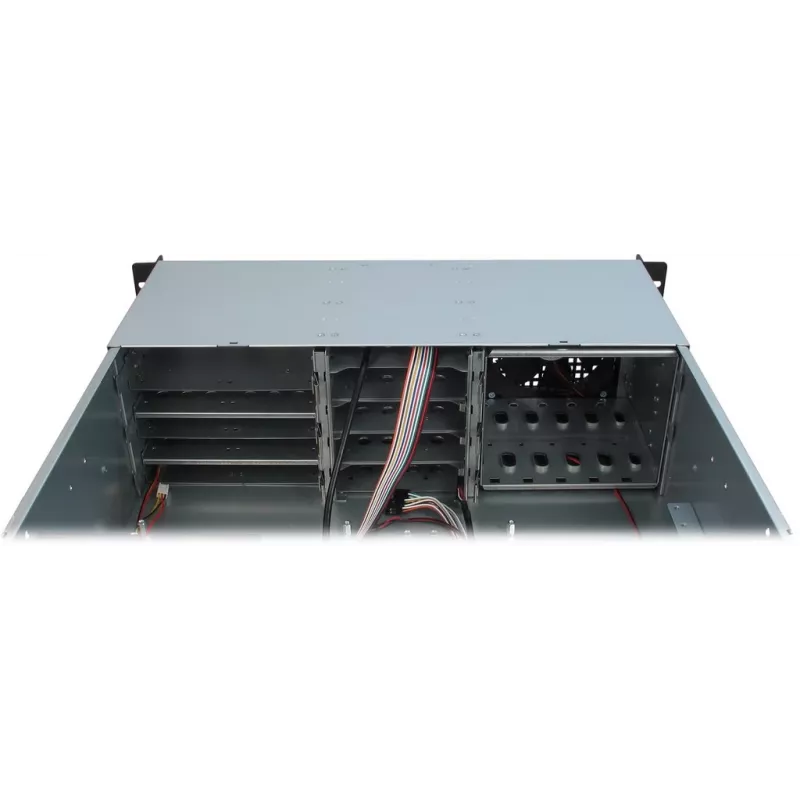 Caixa de servidor Inter-Tech 3U-30240 Rack preto