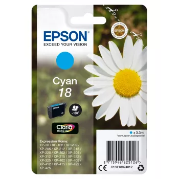 Epson Daisy pack individual ciano 18 Claria Home tinta