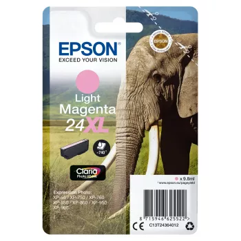 Cartucho Epson 24XL magenta claro 740 páginas tinta C13T24364012